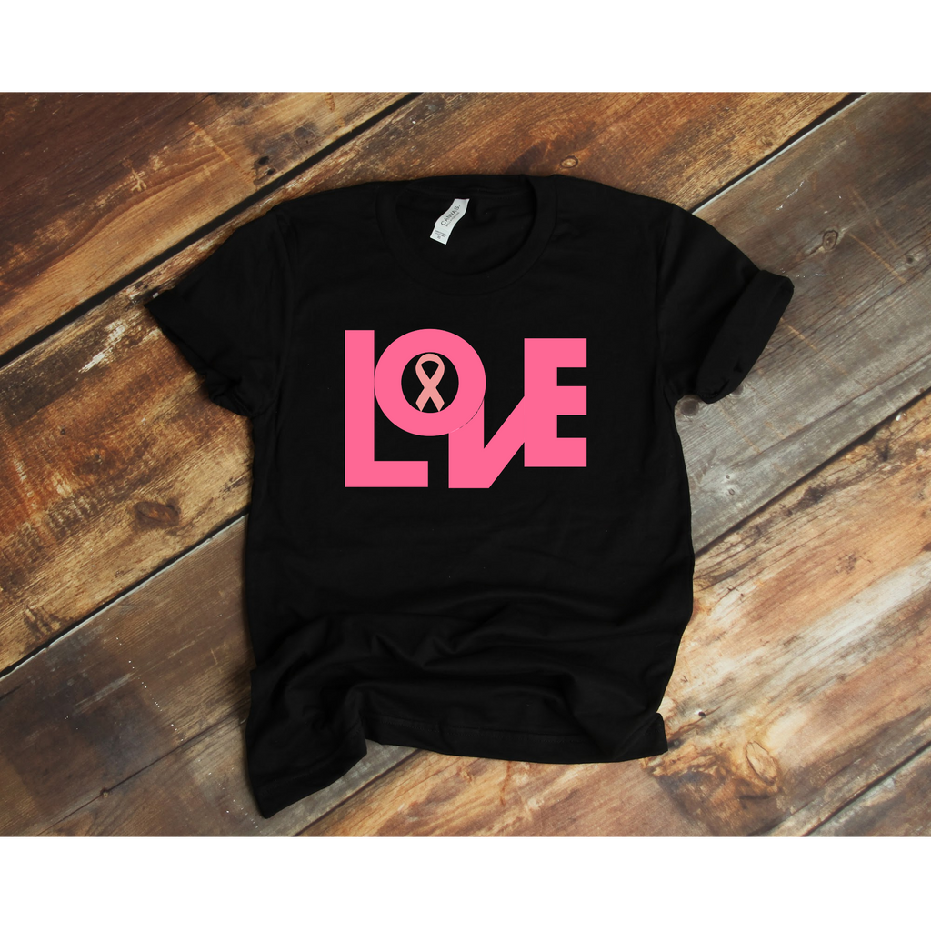 noget Statistisk billetpris Love for Pink Breast Cancer Awareness T-Shirt – My Forte Boutique