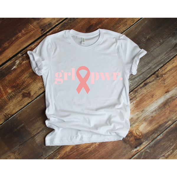 Girl Power Breast Cancer Awareness T-Shirt